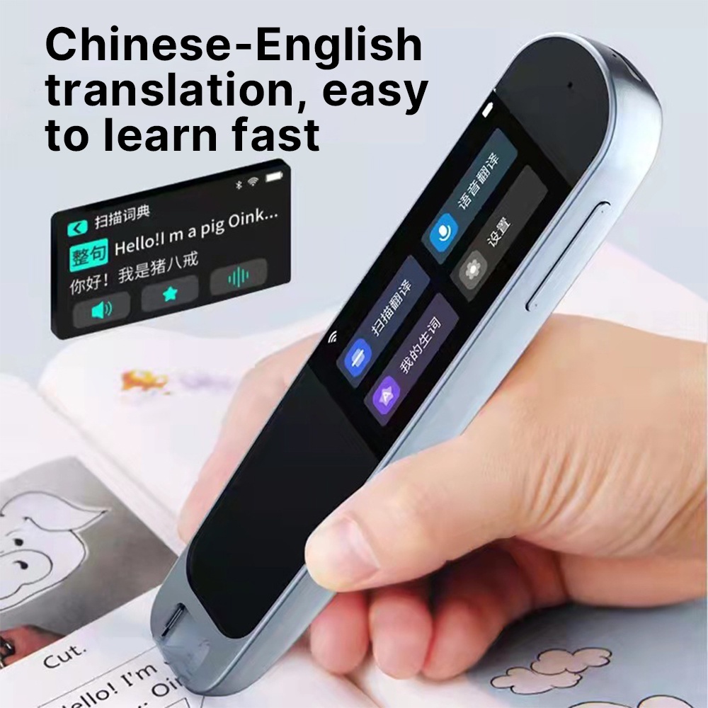 T10 Pro Tradutor de idioma instantâneo, WiFi on-line leitura de fotos  offline 138 idiomas Bluetooth tradutor estrangeiro em tempo real  dispositivo de tradução bidirecional (preto)