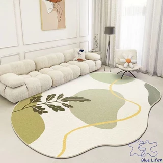Ins Imitação Tapete De Caxemira Sala De Estar Cobertor De Mesa De Café Cama Espessado Para Janela De Baía Doméstico Antiderrapante E Suja