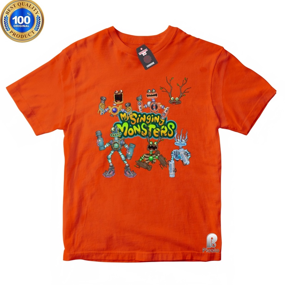 Camiseta Infantil Kids EPIC WUBBOX MY SINGING MONSTER UNISEX COTTUN Material (Nome Gratuito)