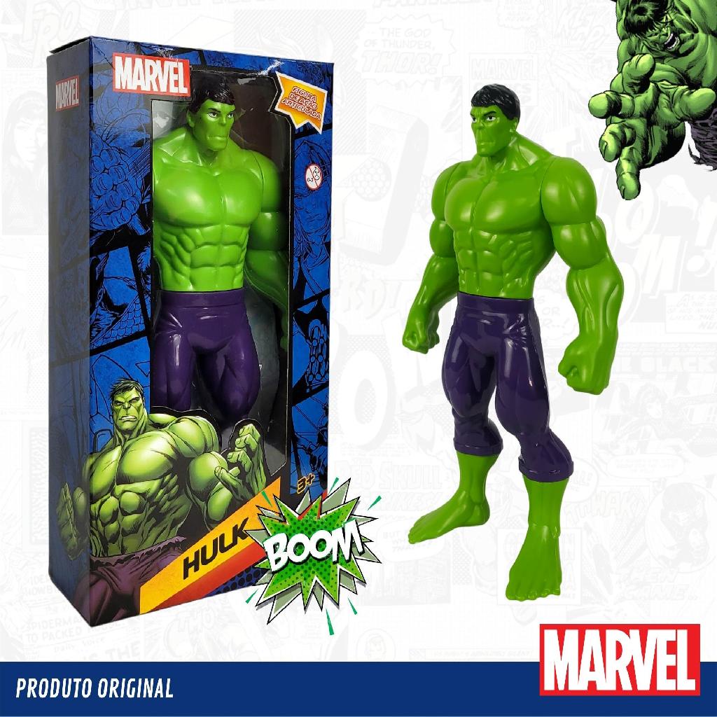 Boneco Hulk Articulado Grande 23cm Marvel Vingadores Toys | Shopee Brasil