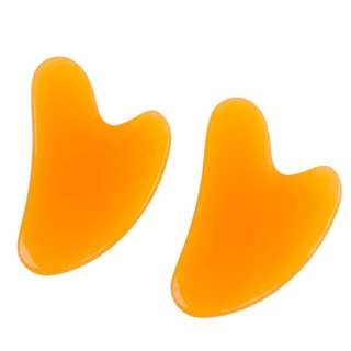 Placa Massageadora Quartzo Gua Sha Medicina Chinesa