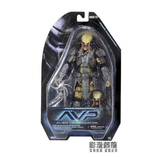 NECA Predator AVP Jagged 15a Onda Cicatriz De 14 Ondas Móvel 23