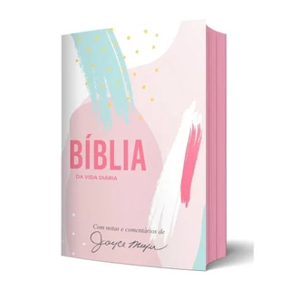 Bíblia de estudo Joyce Meyer | Letra Grande | Abstrata em Oferta na Shopee