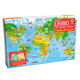 CIDADES DO MUNDO LIVRO COM QUEBRACABECA (de 8 a 10) A (SELO)