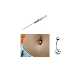 faça você mesmo: Piercing Umbigo Aço Cirúrgico