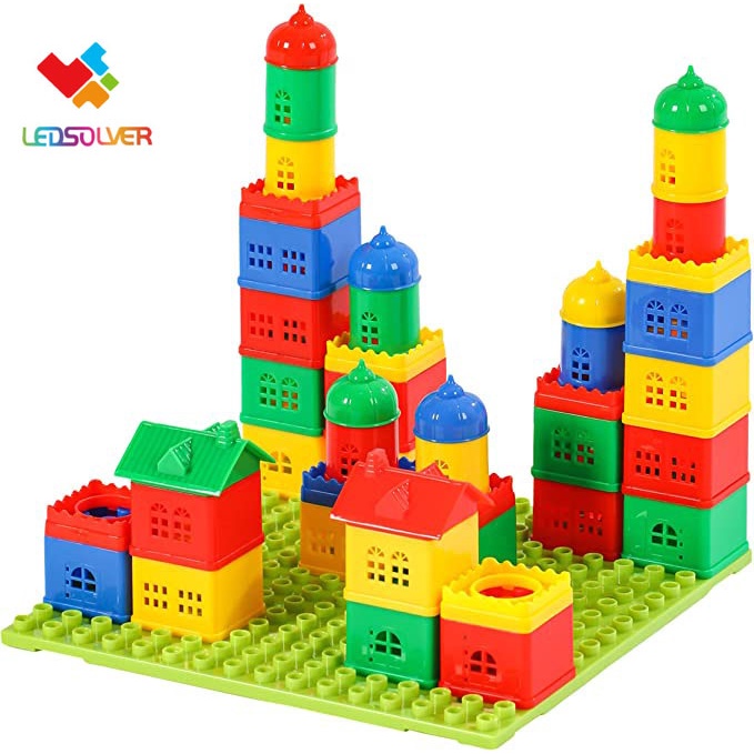 180 Pçs Tamanho Grande Plástico 3d Interconectando Blocos De Construção  Brinquedos Para Crianças Aprendendo Colorido Diy Bloco Meninos Brinquedo  Jogo Cérebro - Blocos Interligados - AliExpress