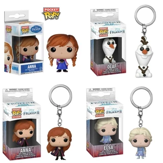 Funko Pop Chaveiro De Bolso ! Disney : Congelados 2-Anna Olaf Ação Figura Brinquedos