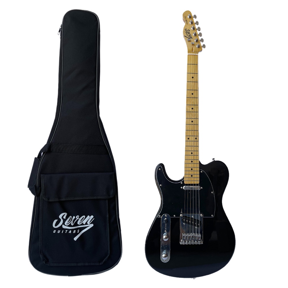 Guitarra Telecaster Seven STC-307 BK Preto Canhoto