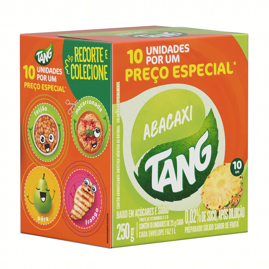 Tang | Sabor Abacaxi Display com 15 unidades de 25g | Shopee Brasil