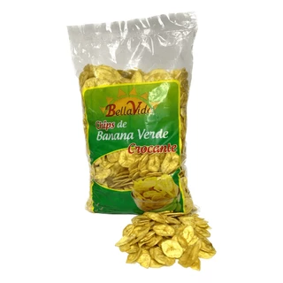 Banana Chips Salgada Bella Vida 1kg - Produto Natural