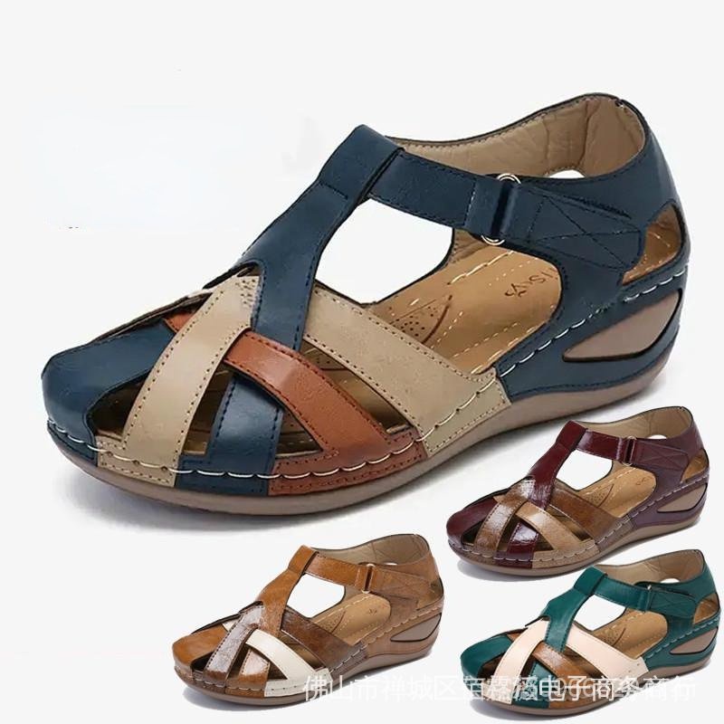 Sandálias Sli À Prova D'água Moda Feminina Em Chinelos Casuais Confortáveis Sunmmer Ao Ar Livre Plus Size Sapatos . 55VL