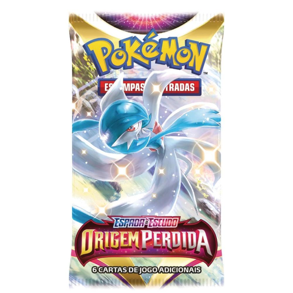 Pokémon Pacote Com 6 Un Copag Espada e Escudo Origem Perdida | Shopee ...