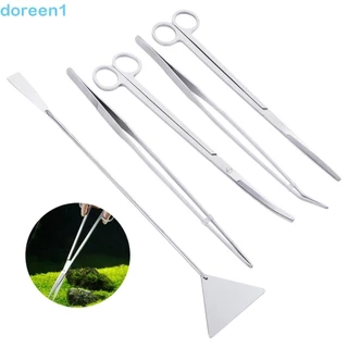DOREEN Ferramentas Para Aquários 3/5pcs Kit De Água Aquário Pinças Acessórios