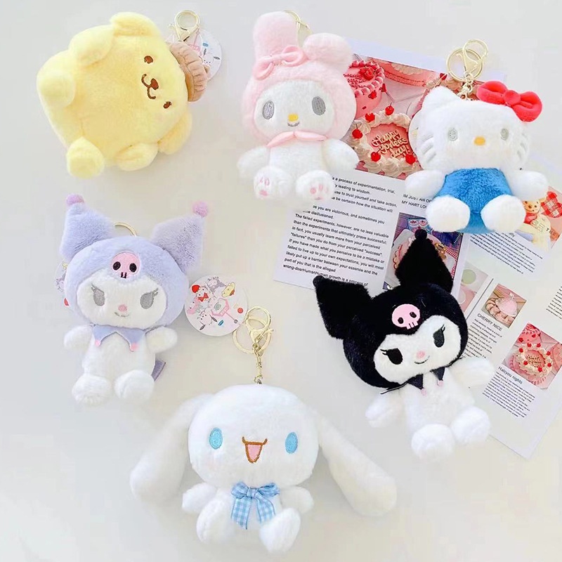 Adesivos My Melody fofos Sanrio Kawaii Kuromi 50 peças de adesivos