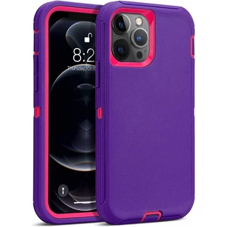 Capa Defender Para iPhone 17 Air 16E 16 15 Plus 14 13 12 Pro Max 11 Heavy Duty Tough Hybrid Bumper De Borracha Robusta À