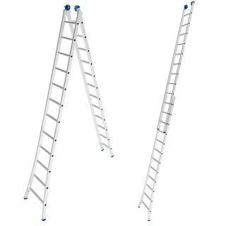 Escada De Alumínio Extensiva 2 X 12 Degraus 3,65 X 6,17m Mor