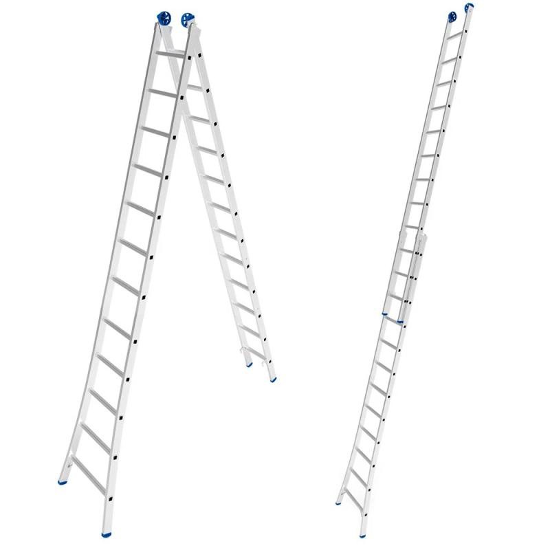 Escada De Alumínio Extensiva 2 X 12 Degraus 3,65 X 6,17m Mor