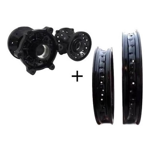 Par De Aro + Par De Cubo Xtz 250 Lander Tenere