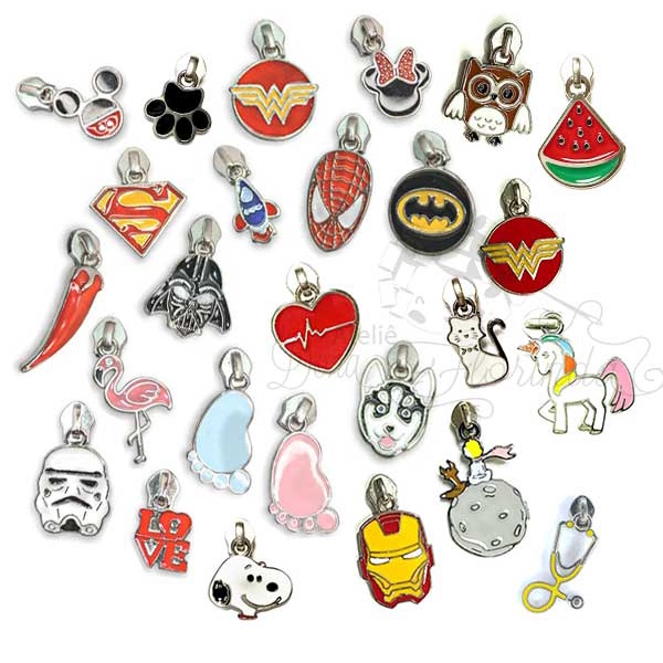 Cursor para zíper nº5 Personagens