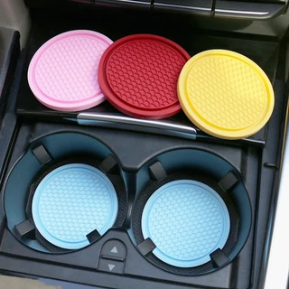 Bases Para Copos Carros Porta Em PVC Viagem Auto Cup Holder Coaster Anti-Derrapante Acessórios Interiores Veículos Esteiras