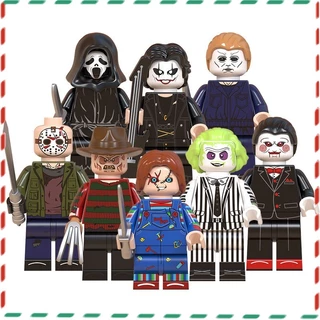 Brinquedos Educativos Para Crianças Minifiguras Da Série Halloween Blocos De Construção Puzzle