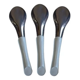 Kit 15 Espátula Pegador Profissional Inox Gelato Italiano