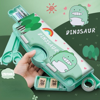 Estojo De Lápis Escolar Meninos Meninas Exclusivo Automático Multifuncional Caixa De Papelaria