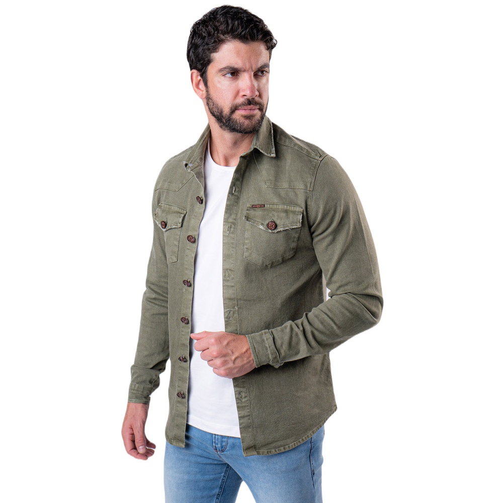 Gildan T-Shirt Uomo In Cotone Ultra - Confezione Da 10, Verde Militare, Taglia S