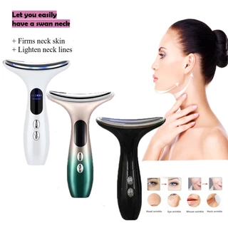 Lifting Skin EMS Dispositivo De Massagem Facial Radiofrequência E Pescoço Instrumento De Beleza Anti-Rugas Reduz O Queixo Duplo