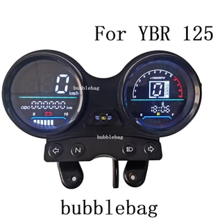 Para YBR 125 Velocímetro De Motocicleta Odômetro LED Digital RPM USB Carregador De Celular À Prova D