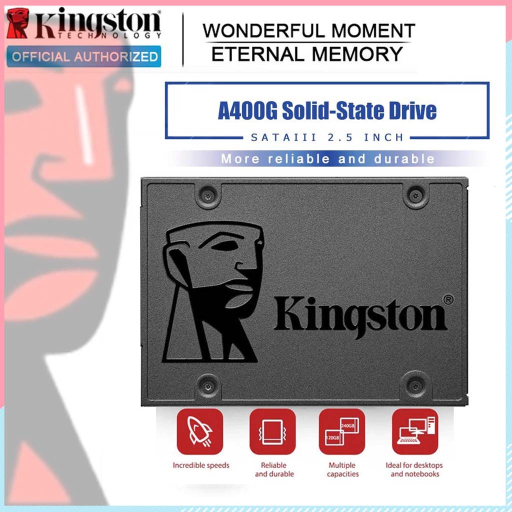 Ssd Kingston 120GB 240GB 480GB 960GB Unidade De Estado Sólido Sata3 Disco Rígido Hd Adequado Para Notebook