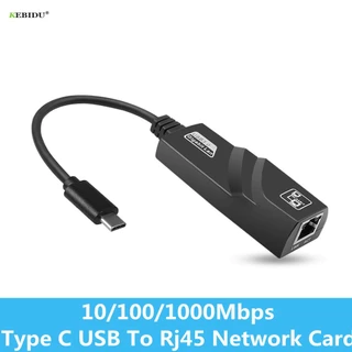 Adaptador Ethernet USB 3.0 2.0 1000Mbps Tipo C Para Gigabit RJ45 Placa De Rede PC Macbook Windows 10 Laptop