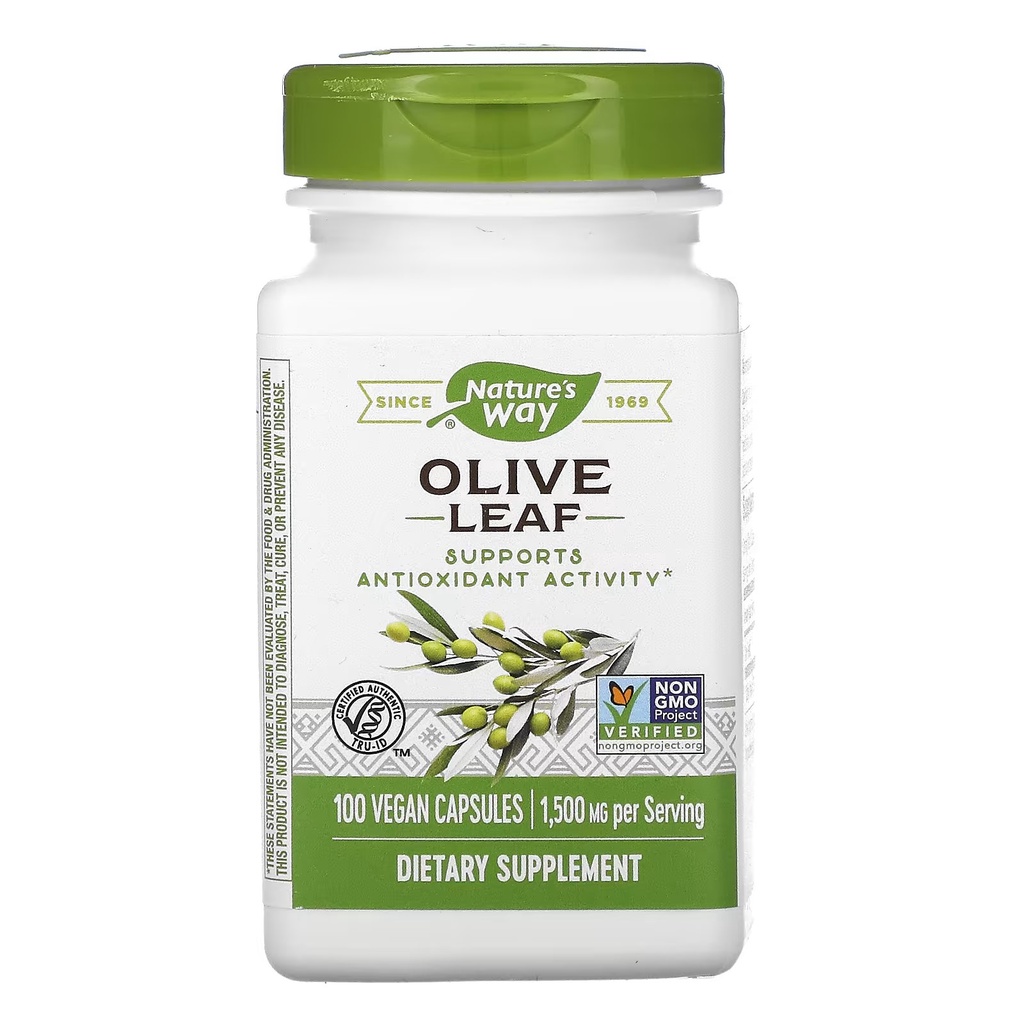 Folha De Oliveira 500 Mg 100 Capsulas Veganas Natures Way Shopee Brasil 4093