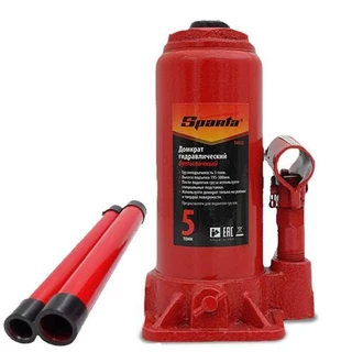 Macaco Hidráulico 5 TON Tipo Garrafa SPARTA em Oferta na Shopee