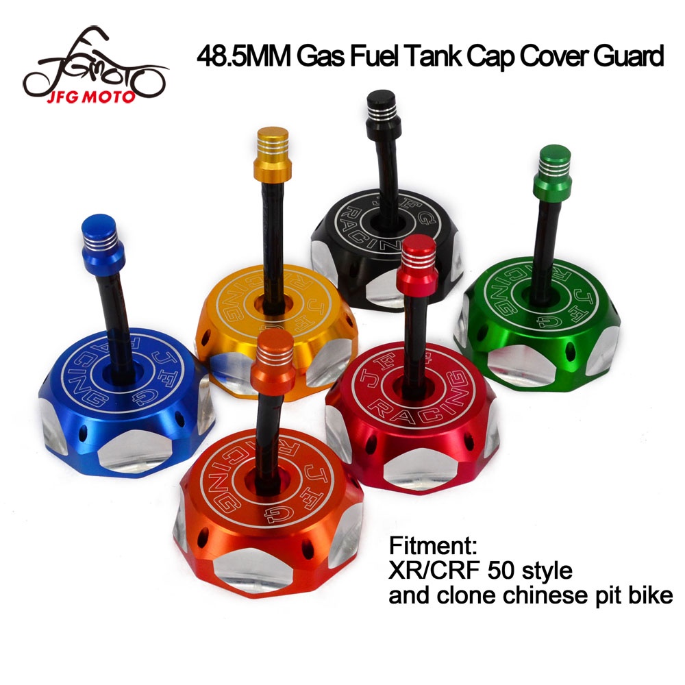 48.5mm Motorcycle Gas Fuel Tank Cap Cover Air Vent Tube Breather Hose For  Bike