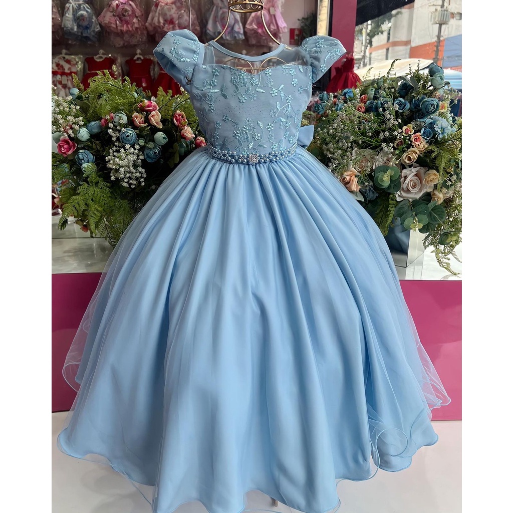 Vestido Infantil Dama de Honra e ABC