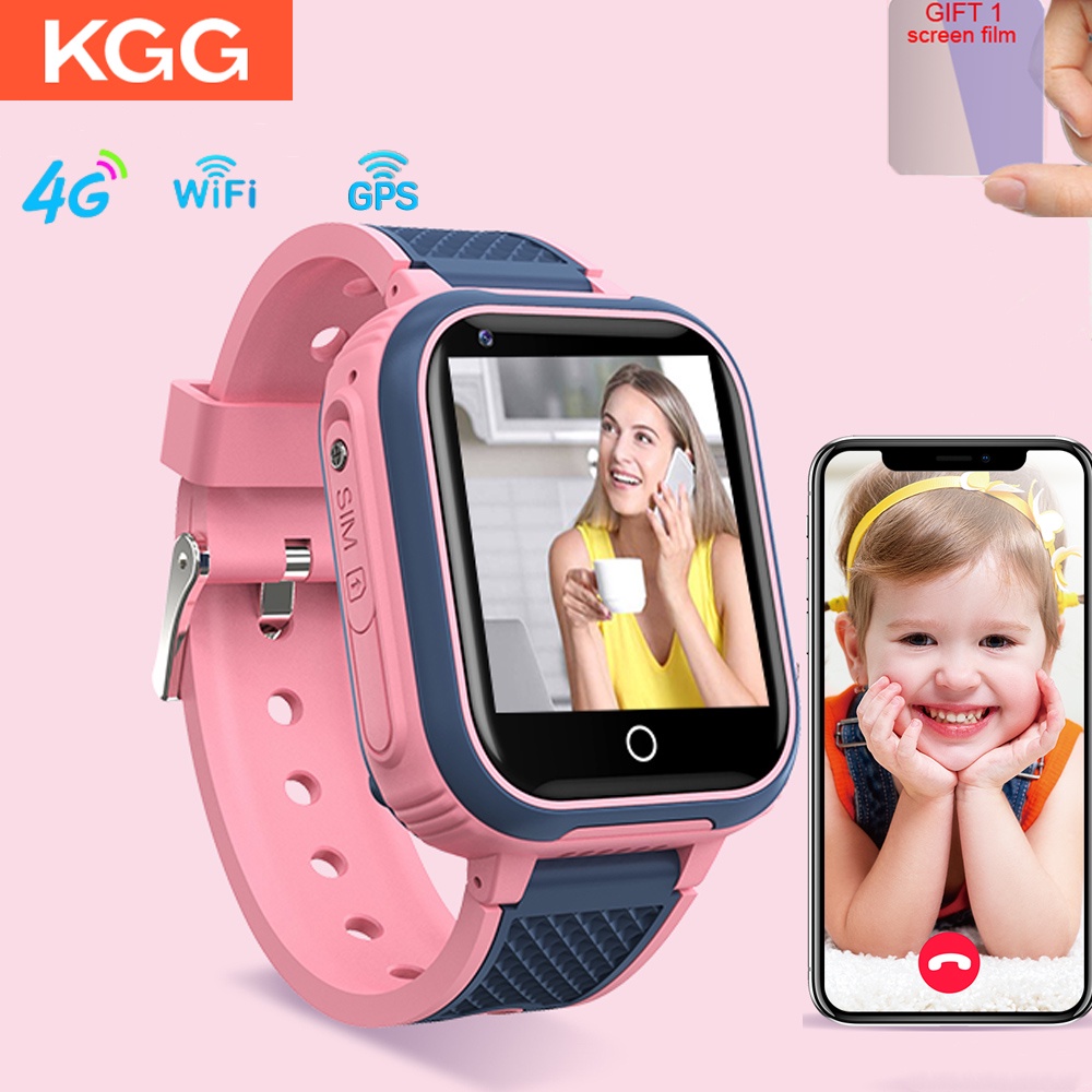 Smartwatch infantil – Câmera de posicionamento inteligente Q12, relógio de  pulso digital à prova d'água para iOS Android, rosa
