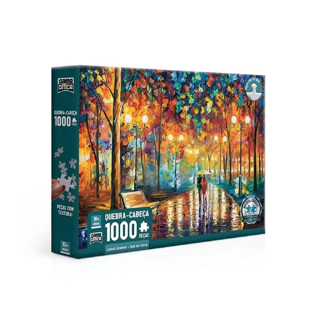 Quebra Cabeça 1000 peças Leonid Afremov Som da Chuva | Shopee Brasil