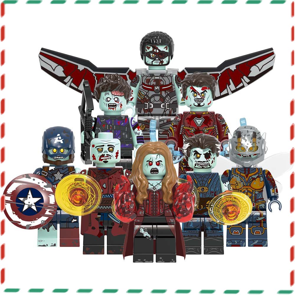 Quebra-Cabeça De Para Crianças Montagem De Brinquedos Homem De Ferro Doctor Strange Minifigure Avengers Marvel Model Toys
