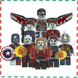 Quebra-Cabeça De Para Crianças Montagem De Brinquedos Homem De Ferro Doctor Strange Minifigure Avengers Marvel Model Toys