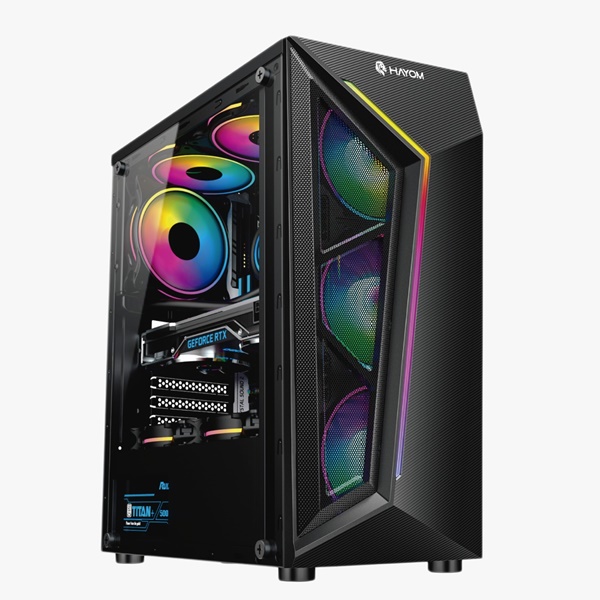 Gabinete Gamer Gamemax Precision, Mid Tower, ARGB, ATX, Lateral em Vidro  Temperado, 4x Cooler Fan RGB, Preto - Precision BK - CARAGUA INFORMATICA