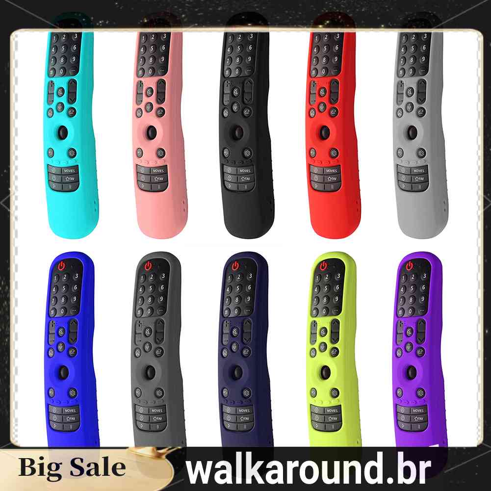 Capa De Silicone Antiderrapante Tampa De Controle Remoto Para LG MR21GA/MR21GC