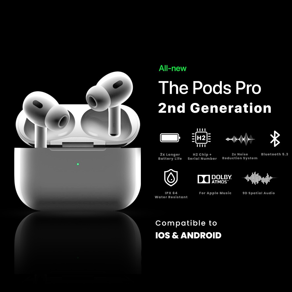 airpods-pro-gen-3-wireless-charging-bluetooth-siri-noise-cancelling