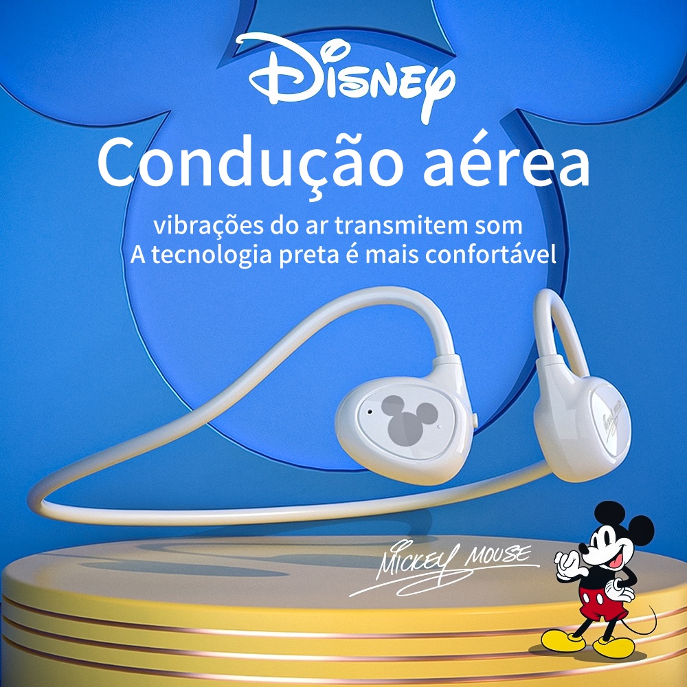 Fones De Ouvido Sem Fio Disney Lk09 2022 Bluetooth 50 Com Controle Touch Hifi Estéreo À Prova D 1058