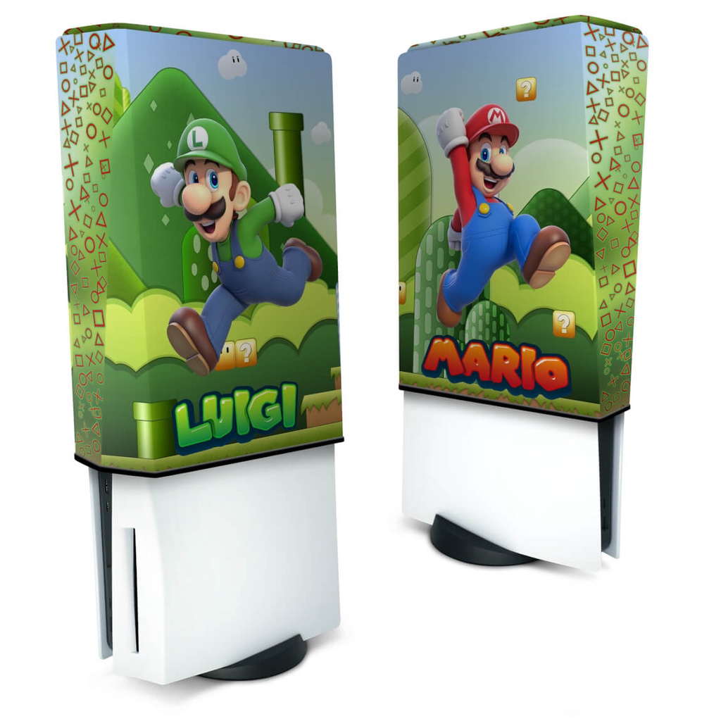 Xbox 360 Super Slim Capa Anti Poeira - Super Mario - Pop Arte Skins