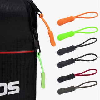 10 PCS/Conjunto Cor Sólida Zíper Puxador Etiqueta De Puxar Mala Encaixe Corda Extrator Extremidade Mochila Substituição Artesanal Faça Você Mesmo Acessórios De Costura