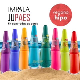 Kit 8 Esmaltes Ju Paes Impala Coleção Nosso Jeitinho