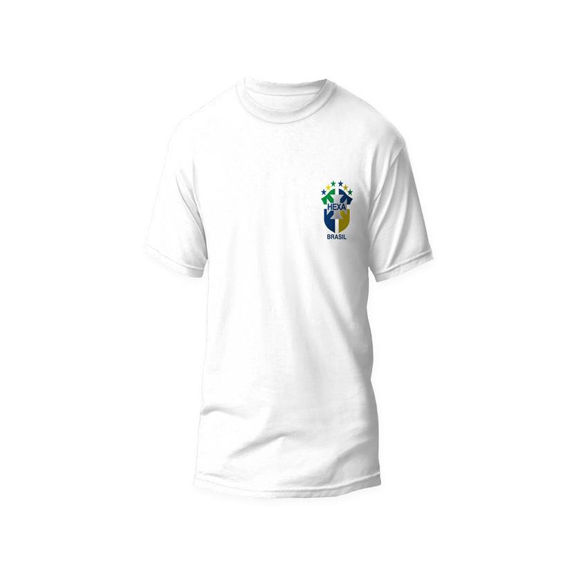 Camiseta vem hexa brasil branca - PRESENTEBRINDE - Outros Moda e