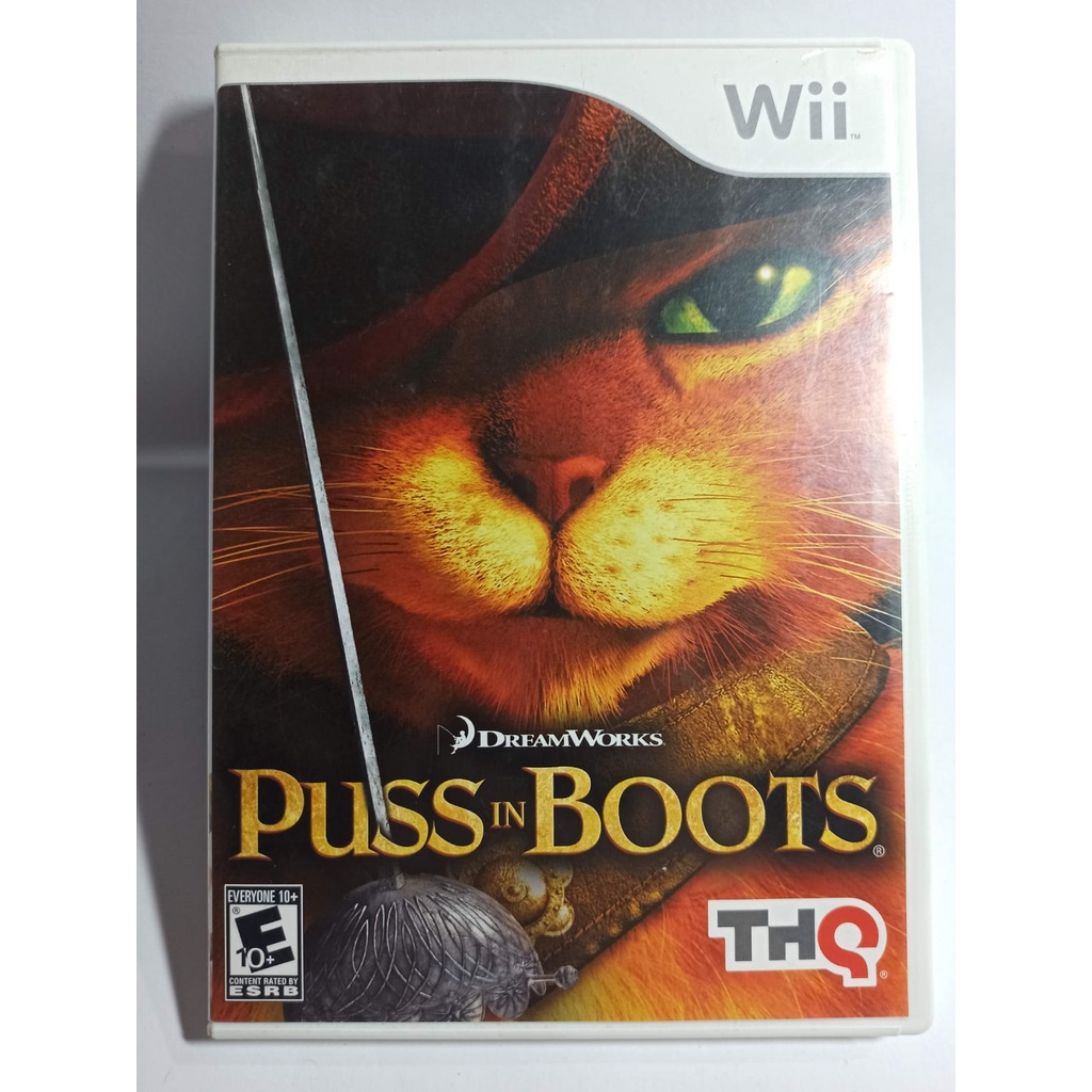 Puss in Boots Nintendo Wii | Shopee Brasil