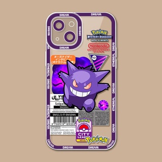 Jogo Anime Pokemon Pikachu Roxo Gengar Psyduck Capa Estampa Para Redmi Note  7 8 9 10 11 Pro 9A 9C 10A Desenho Fofo De Celular Em Silicone Transparente  - Corre Que Ta Baratinho